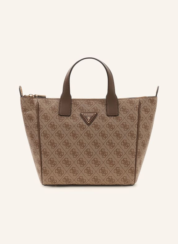 GUESS FOLLIE SMALL handbag BEIGE / BROWN / TAUPE