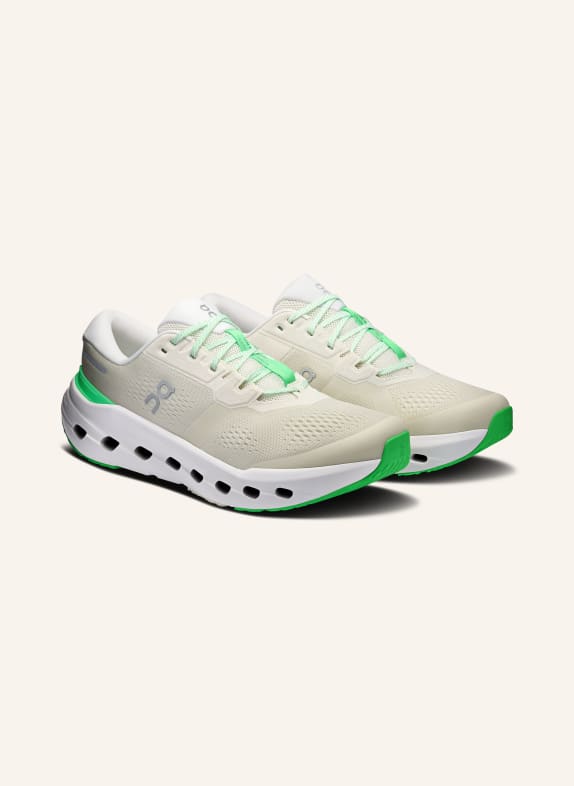 On CLOUDRUNNER 3 running shoes WHITE / NEON GREEN