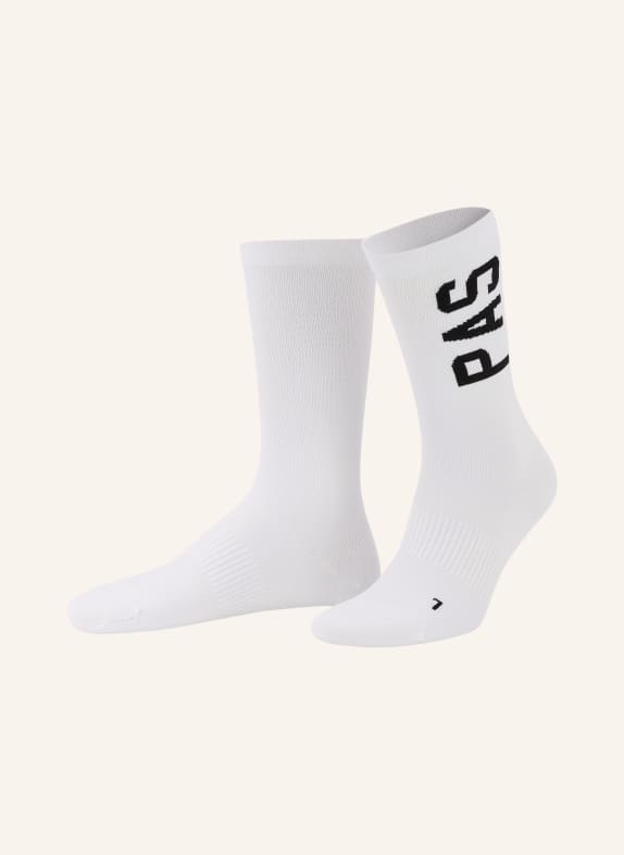 PAS NORMAL STUDIOS Chaussettes de cyclisme RACE BLANC