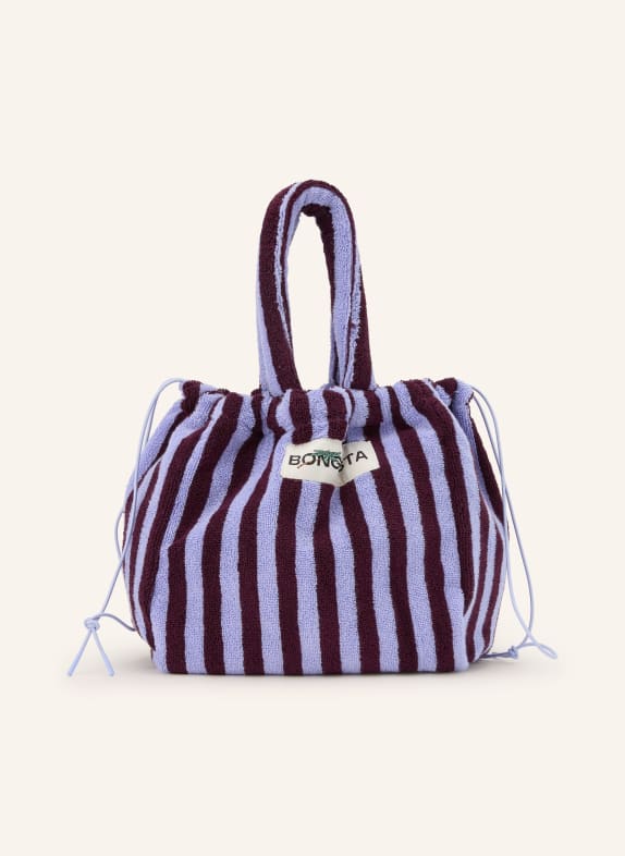 BONGUSTA Handtasche NARAM SMALL DUNKELROT / HELLLILA