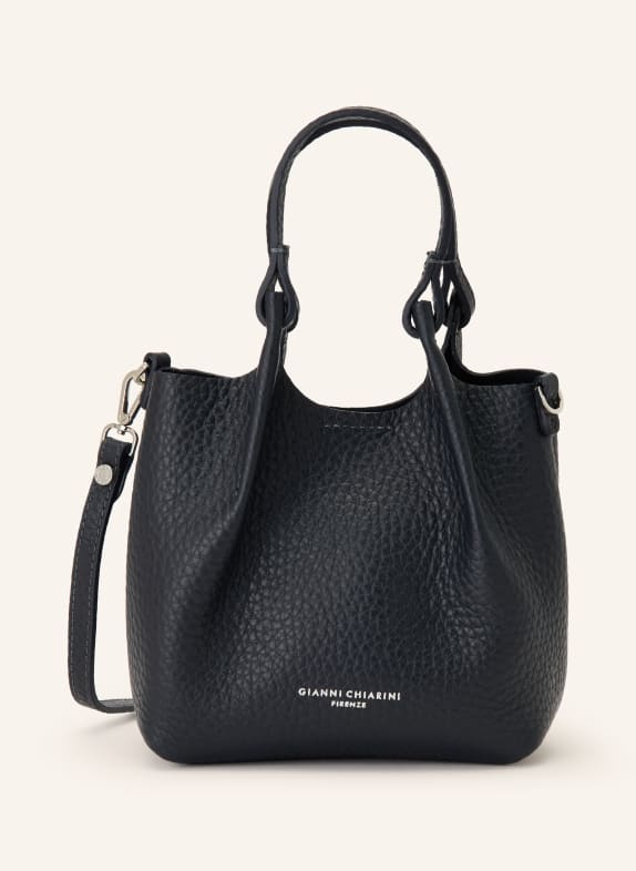 GIANNI CHIARINI Sac à bandoulière DUA MINI NOIR / ARGENT