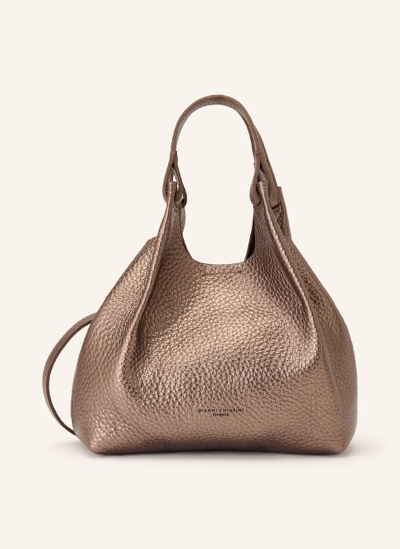 GIANNI CHIARINI Sac à bandoulière DUA MEDIUM avec pochette MARRON FONCÉ