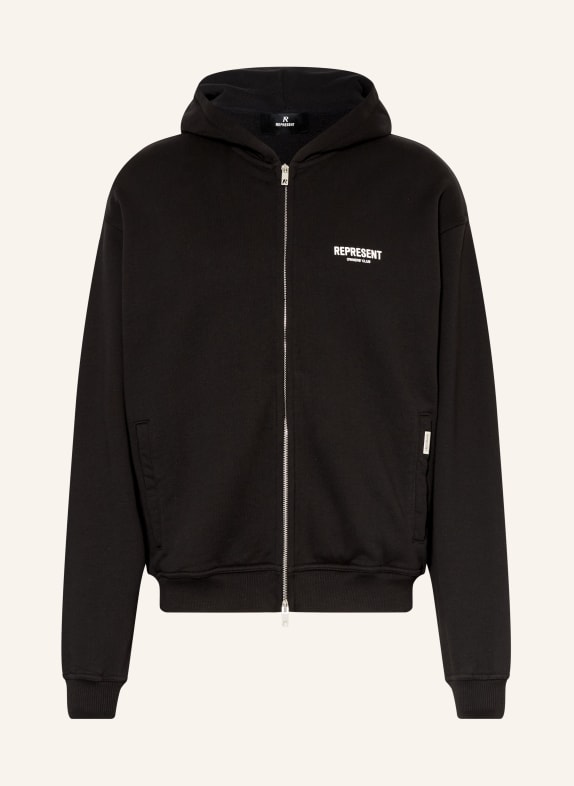 REPRESENT Sweatjack OWNERS CLUB ZWART / WIT