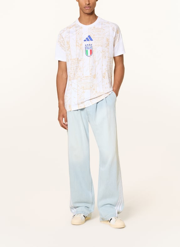 adidas Warmloopshirt ITALIË THUIS 2026 WIT / GOUD