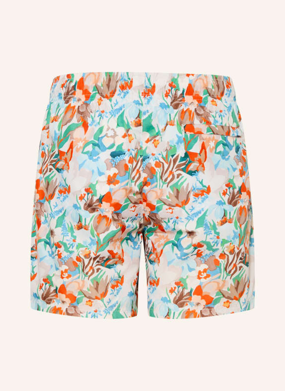 ETON Badeshorts ORANGE / GRÜN / HELLBLAU