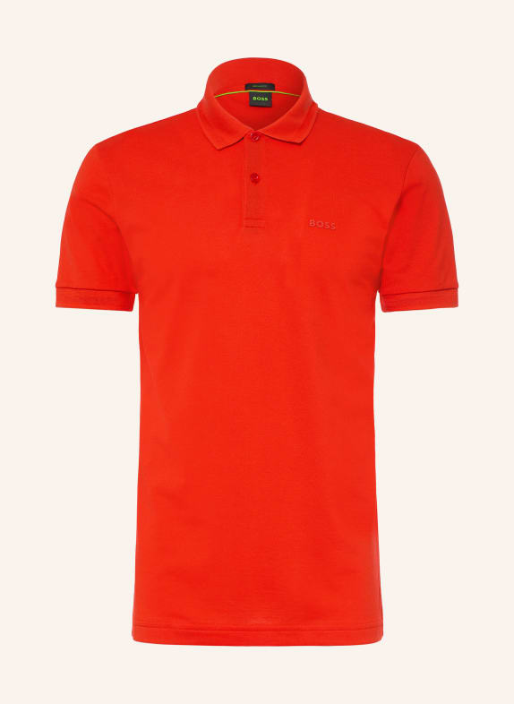 BOSS Tricou polo din piqué PIO ROȘU