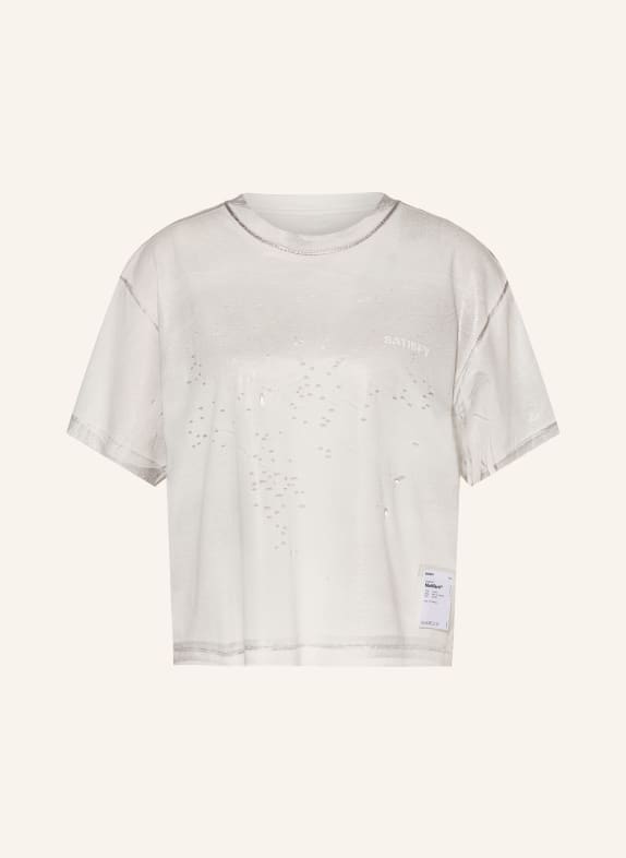 SATISFY Funktionsshirt MOTHTECH™ WEISS / SILBER / HELLGRAU