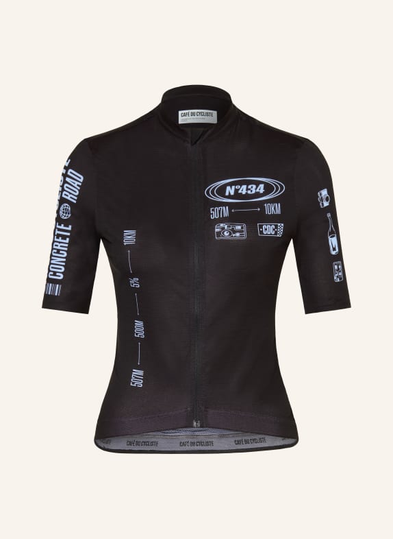 CAFÉ DU CYCLISTE Radtrikot EZE SCHWARZ / WEISS
