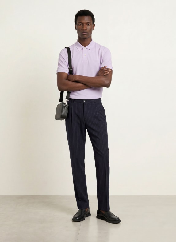 BOSS Piqué-Poloshirt PALLAS Regular Fit HELLLILA