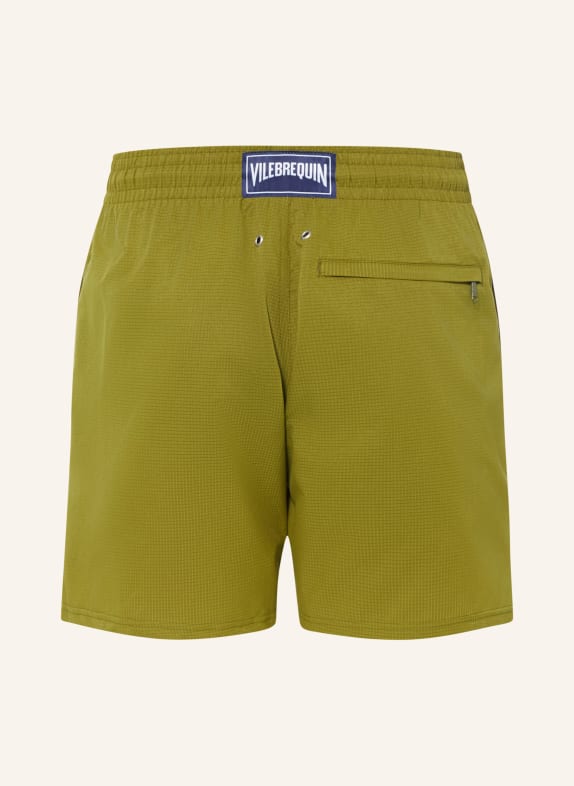 VILEBREQUIN Zwemshort SOLID OLIJF