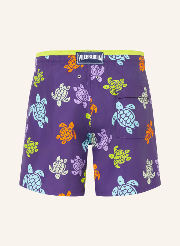 VILEBREQUIN Zwemshort TORTUES MULTICOLORES PAARS / ORANJE / LICHTBLAUW