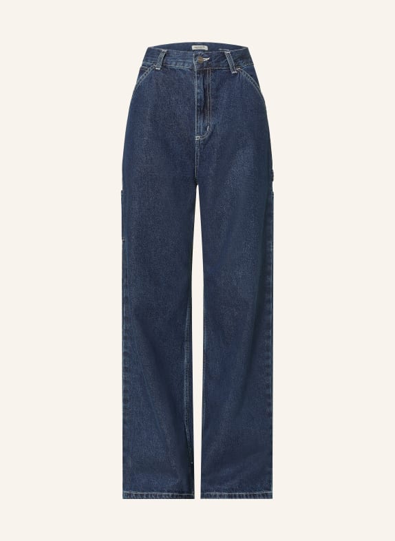 carhartt WIP Wide Leg Jeans JENS 0106 Blue stone washed