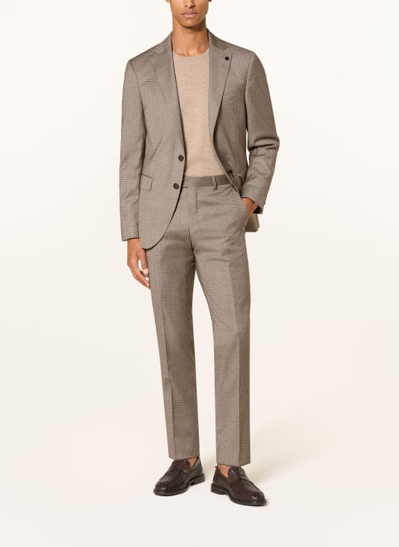 BALDESSARINI Pantalon met extra slanke pasvorm 8225 Coffee Quarz