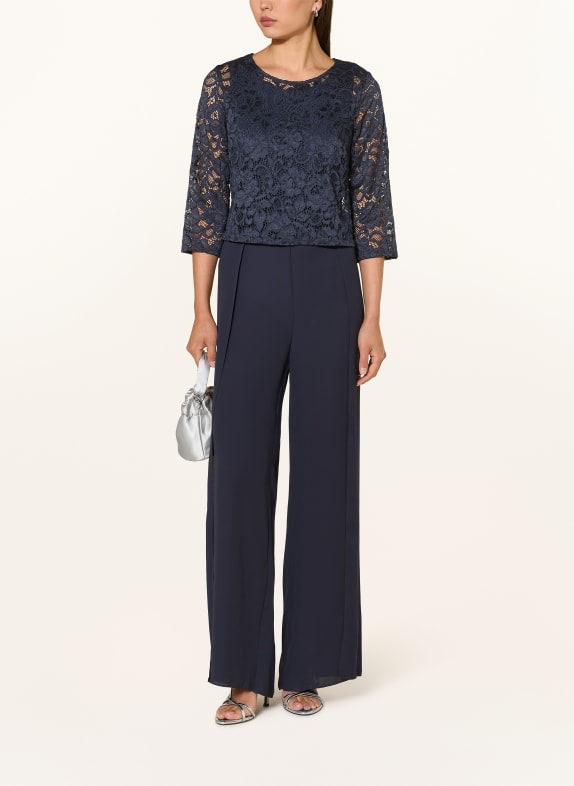 Vera Mont Jumpsuit met 3/4-mouwen DONKERBLAUW