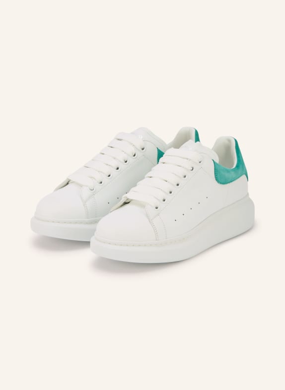 McQUEEN Sneaker WEISS / GRÜN