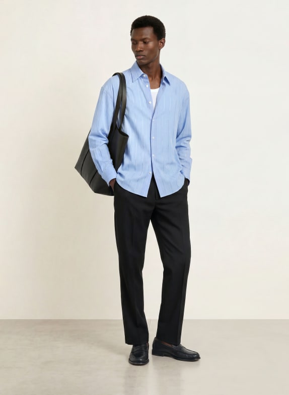 STRELLSON Broek JAROD2 Loose Fit ZWART