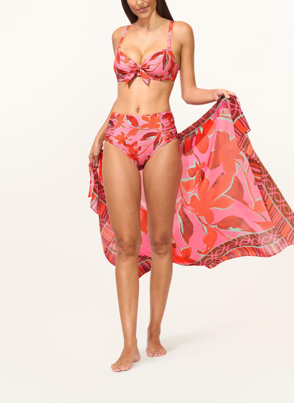 Lidea Pareo FUSED FLORALS PINK / RED / MINT
