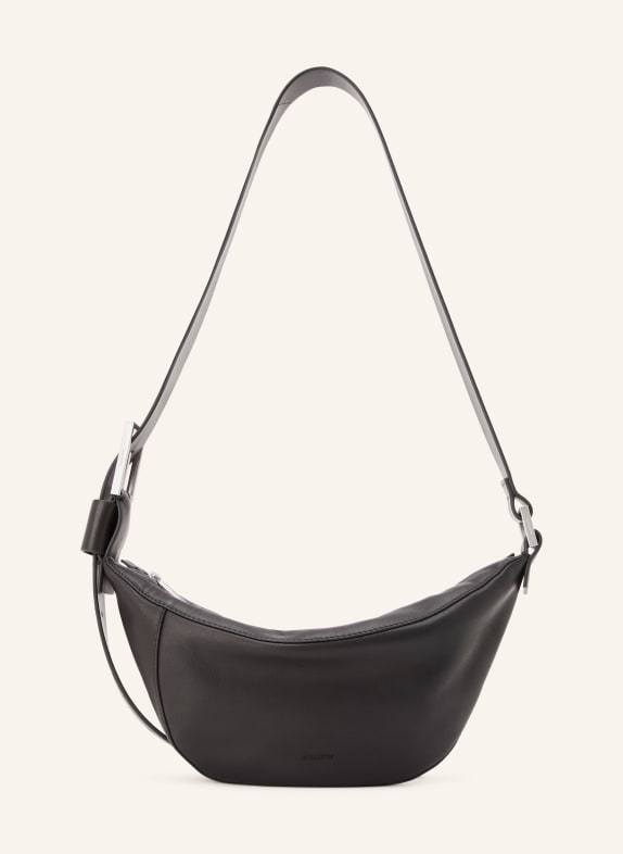 ALLSAINTS Schoudertas LUNA CROSSBODY ZWART / ZILVER