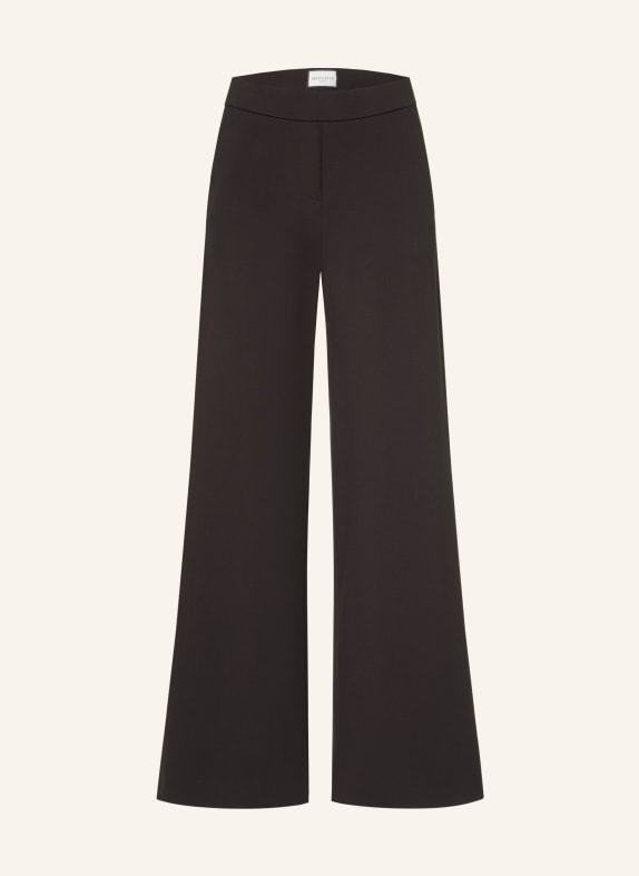 SEDUCTIVE Pantalon marlene NALEY en jersey MARRON FONCÉ