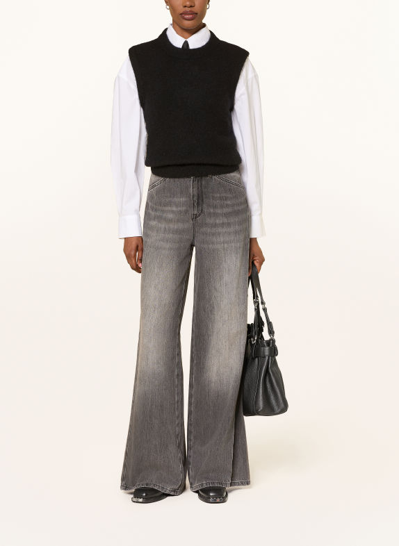 RAFFAELLO ROSSI Wide Leg Jeans SENA 960 GRAU