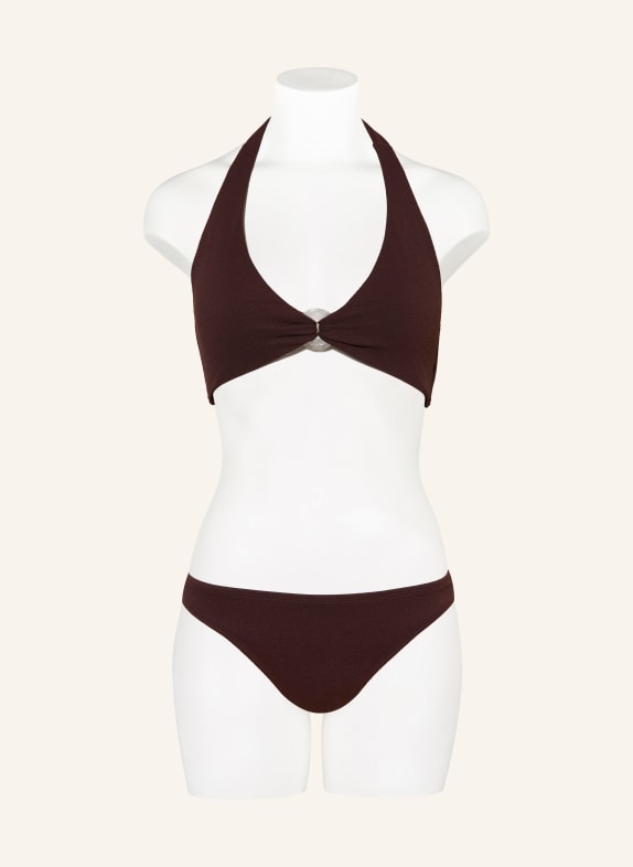 JETS Australia Halter-bikinitop ALESSIA MARRON FONCÉ