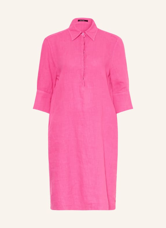 MARC AUREL Leinenkleid mit 3/4-Arm PINK