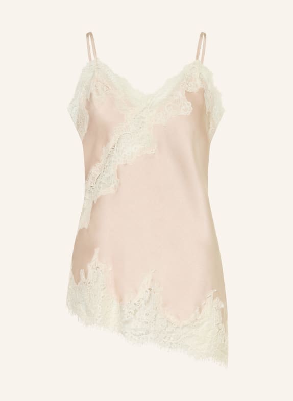 NEO NOIR Top VIOLE with lace ECRU / CREAM