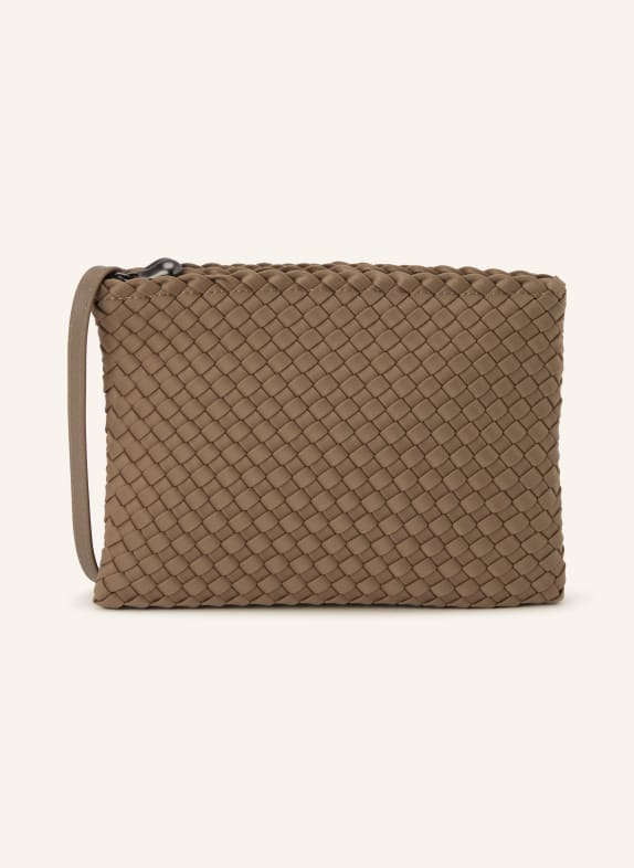 Naghedi SOHO MEDIUM Shoulder Bag TAUPE / PLATINUM