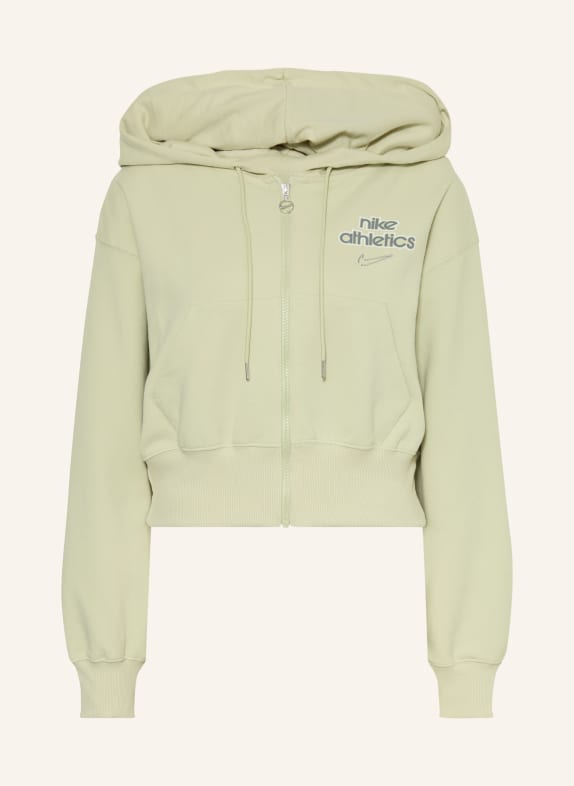 Nike SPORTSWEAR PHOENIX FLEECE Zip-up sweatshirt LIGHT GREEN / GREEN
