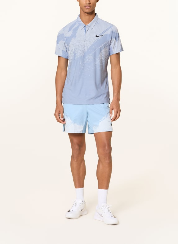 Nike Functioneel poloshirt COURT SLAM LICHTBLAUW / NEONBLAUW