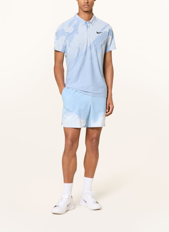Nike Tennisshort COURT SLAM LICHTBLAUW