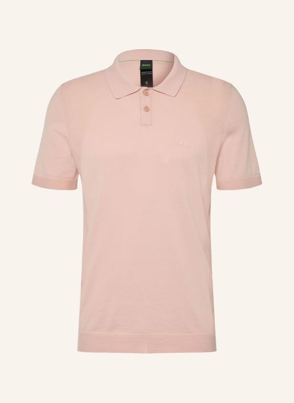 BOSS MOMENTUM LITE Knit Polo Shirt  Regular Fit LIGHT ORANGE