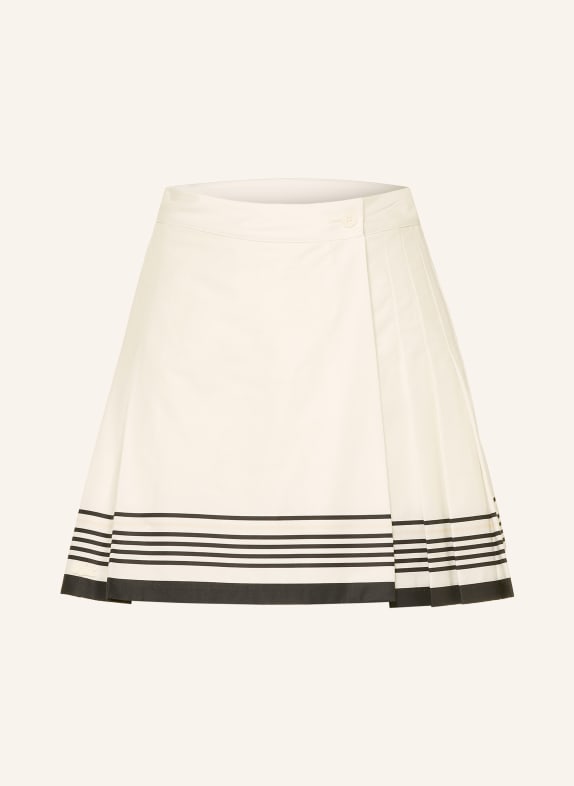 LACOSTE Wrap skirt WHITE / DARK BLUE