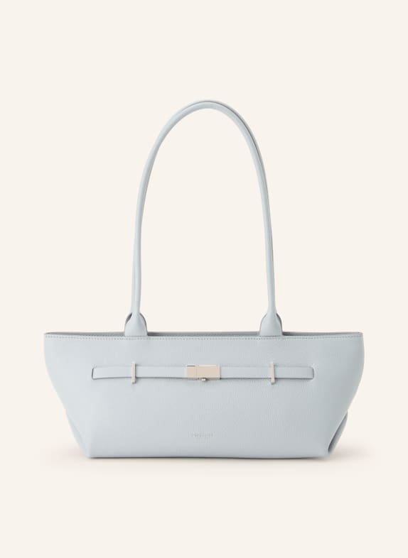 DEMELLIER Schultertasche THE NEW YORK BLAUGRAU / SILBER