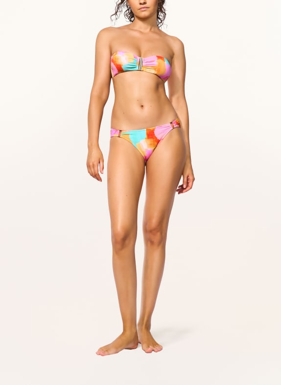 watercult Bandeau-bikinitop EMPOWERED PLAY ROZE / GEEL / TURQUOISE