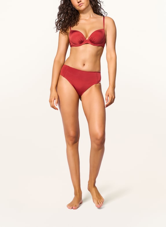 watercult Beugelbikinitop CRAFTED ESSENTIALS DONKERROOD