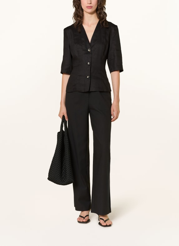 Stylein Linnen blouse ZWART