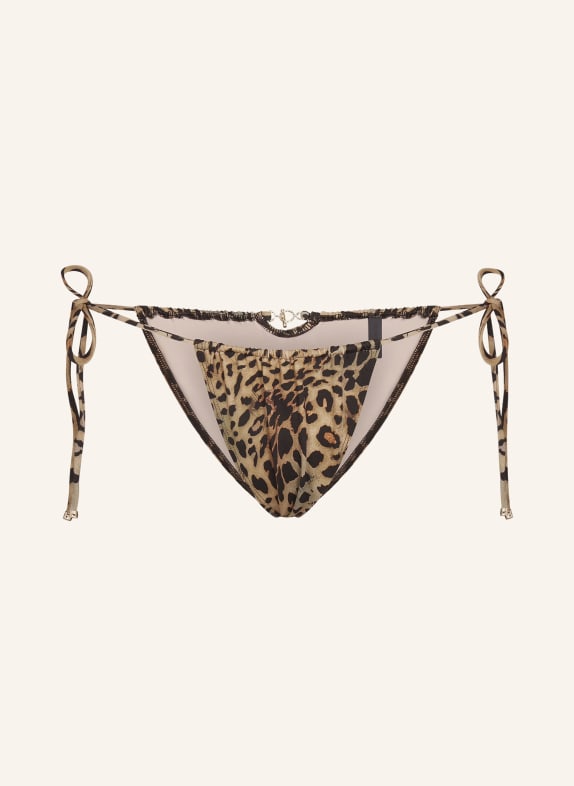 SKIMS Bas de bikini triangle MICRO HARDWARE CSKP CHEETAH SKIN PRINT