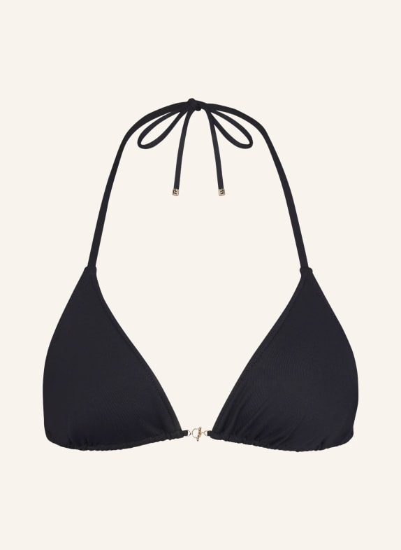 SKIMS Haut de bikini triangle MICRO HARDWARE OBD OBSIDIAN