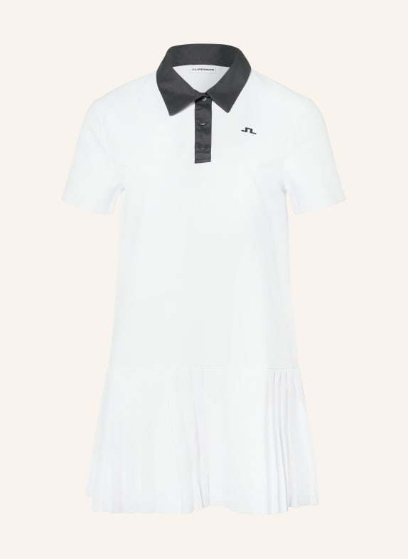 J.LINDEBERG Golfkleid WEISS / SCHWARZ