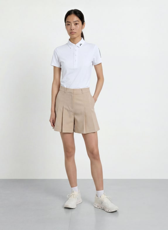 J.LINDEBERG Functioneel poloshirt WIT