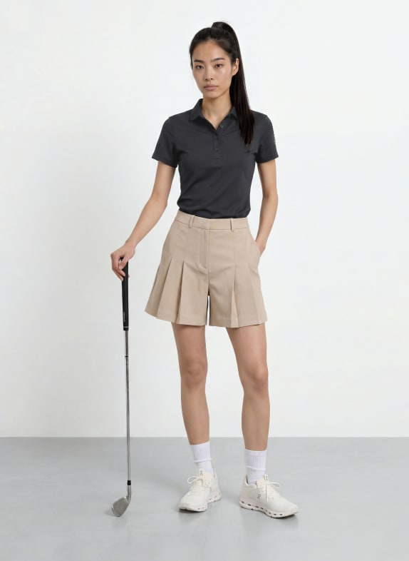 J.LINDEBERG Functioneel poloshirt ZWART