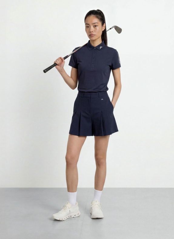 J.LINDEBERG Functioneel poloshirt DONKERBLAUW