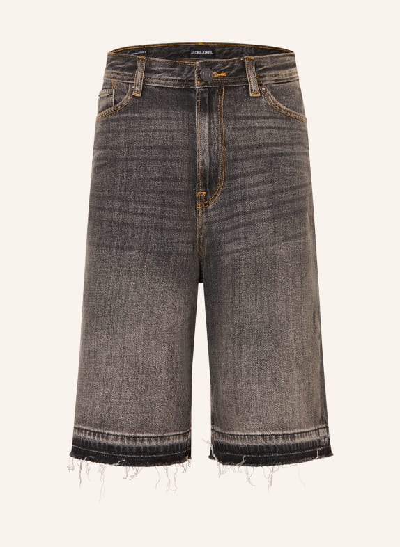 JACK&JONES Jeansshorts met extra baggy pasvorm BLACK DENIM