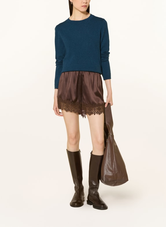 darling harbour Cashmere-Pullover petrol melange