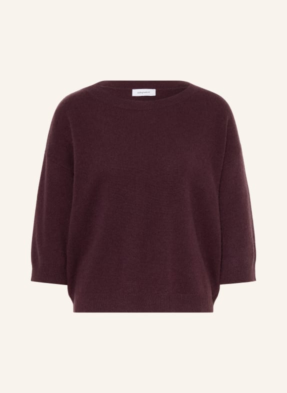 darling harbour Pull en cachemire à manches 3/4 PLUM