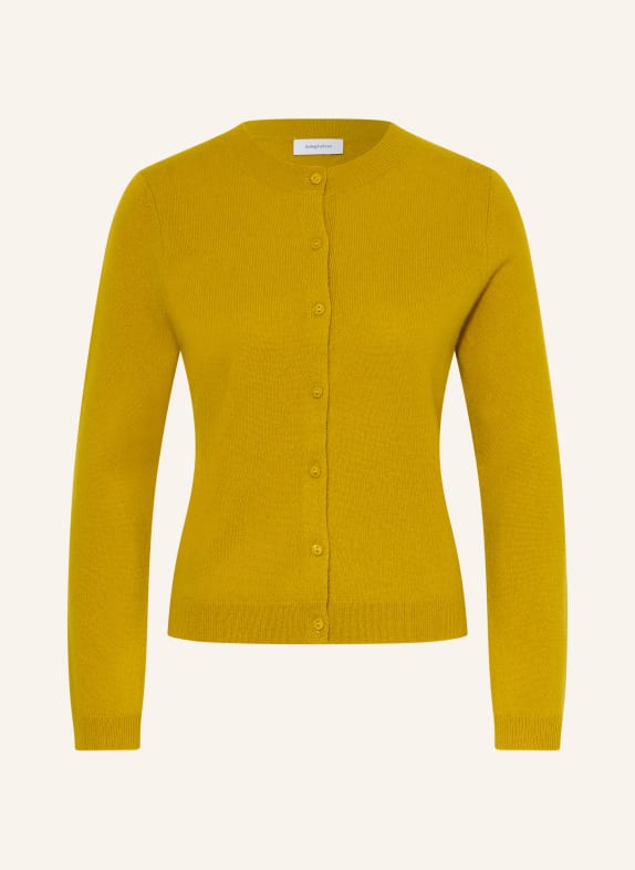 darling harbour Cashmere cardigan olive gold
