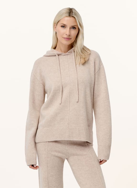 LeGer Studio Gebreide hoodie GODJA BEIGE
