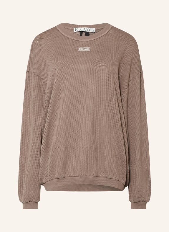 10DAYS Oversized-Sweatshirt TAUPE