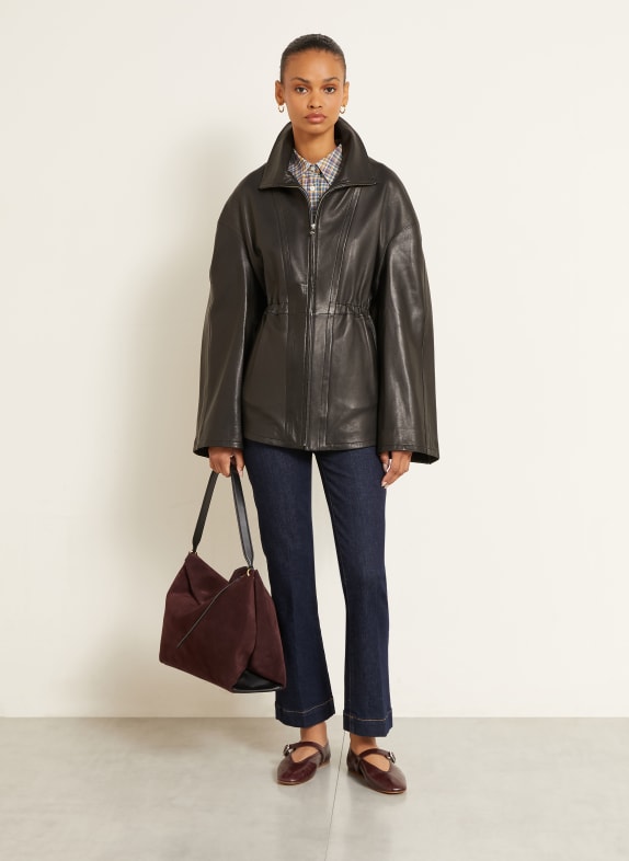 WANDLER Shopper PENELOPE MARRON FONCÉ